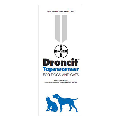 Droncit Tapewormer Tablet For Dogs and Cats Buy Droncit Tapewormer
