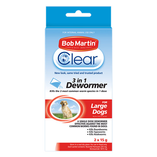 Bob Martin Clear 3 in 1 Dewormer for Dogs
