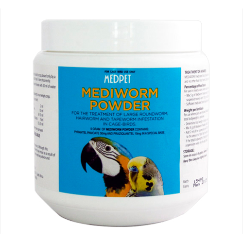 Mediworm Powder For Caged Birds 100 Gm