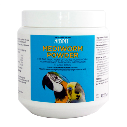 Mediworm Powder For Caged Birds 100 Gm Mediworm Powder For Caged Birds 100 Gm