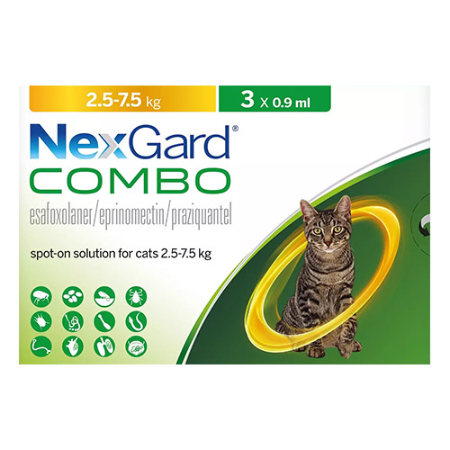 Nexgard Combo For Cats 5.5lbs - 16.5lbs 12 Pack