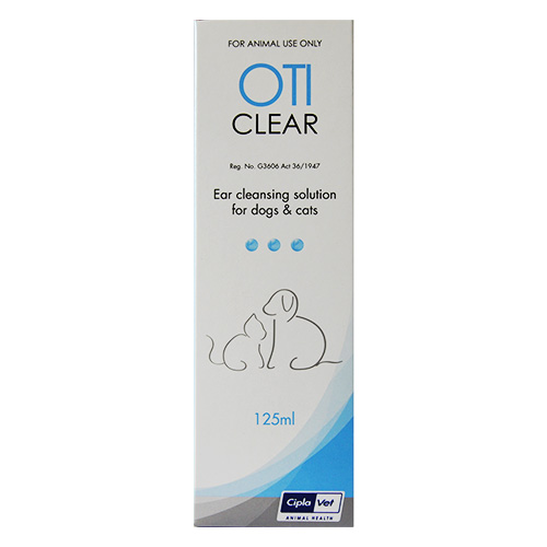 Oticlear Ear Cleanser For Dogs And Cats 125 Ml