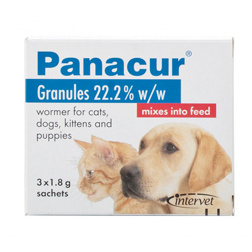 Panacur Worming Granules For Dogs 1.8 Gm 6 Sachet