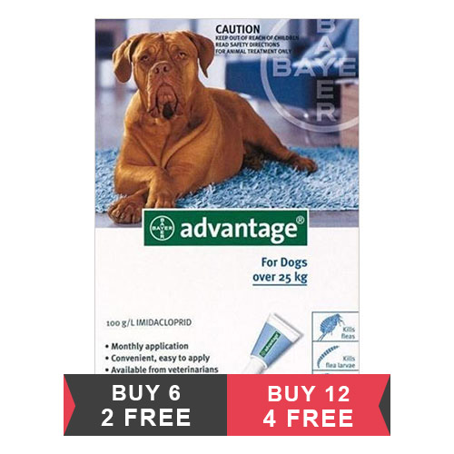Advantage Extra Large Dogs over 55 lbs (Blue)