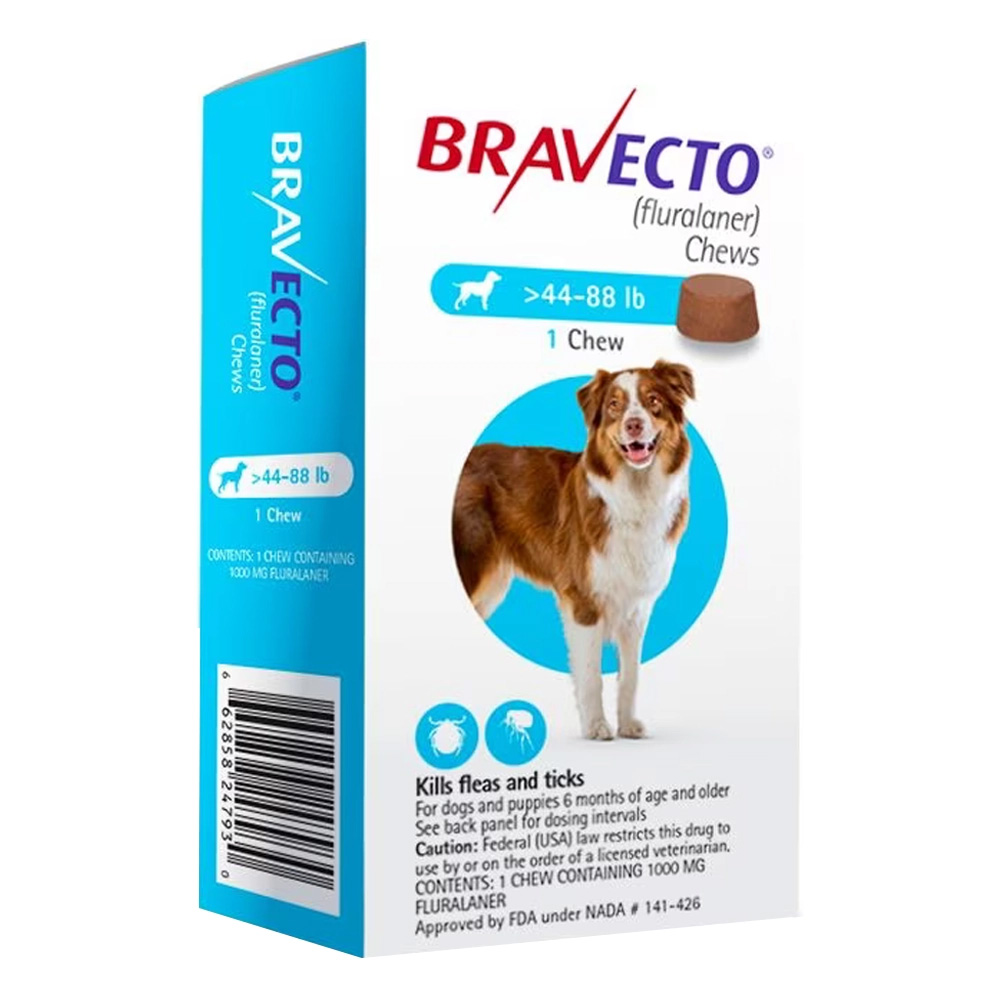 Bravecto for Large Dogs 44-88lbs (Blue)