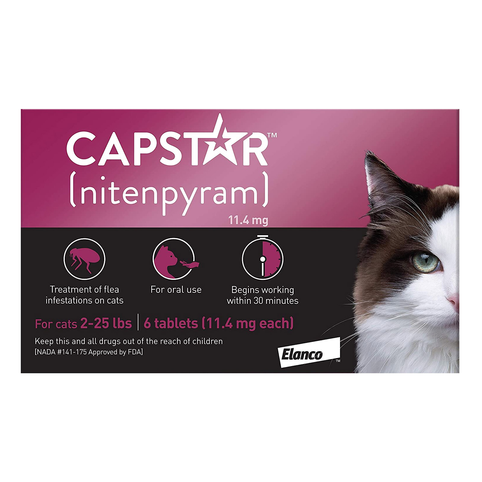 Capstar Cats 2 - 25 Lbs 12 Tablets