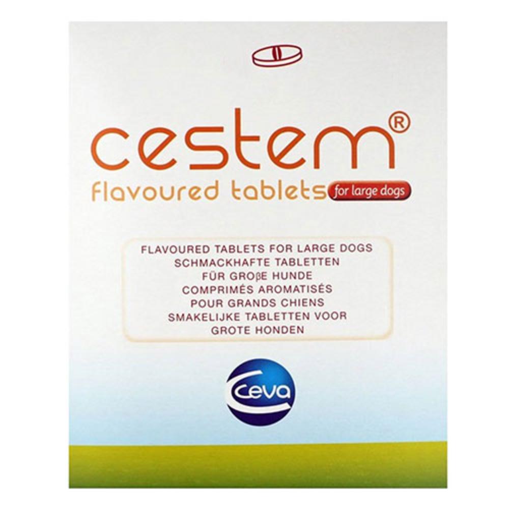 Cestem Flavor Tablets For Large Dogs 4 Tablets