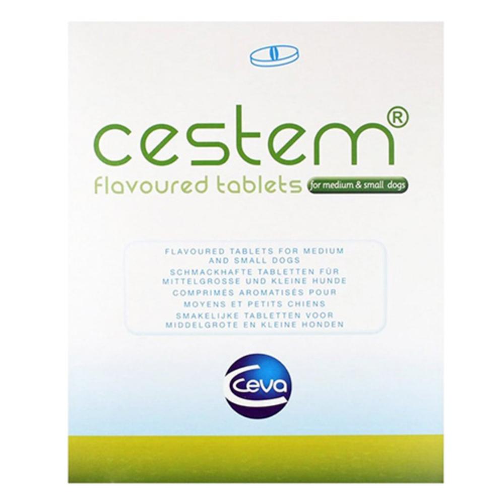 Cestem Flavor Tablets For Small & Medium Dogs 4 Tablets