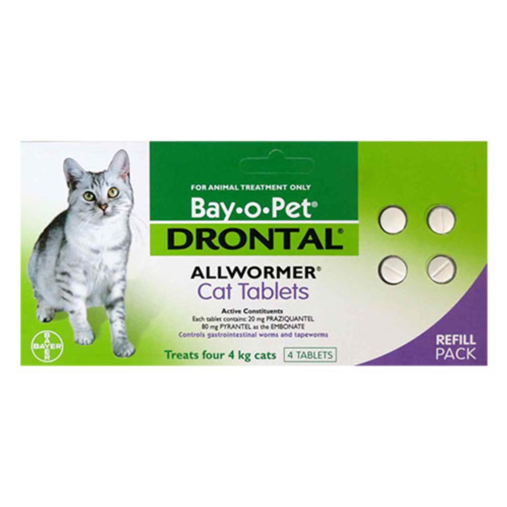 Drontal Cats Upto 4kg (8.8lbs) 2 Tablets