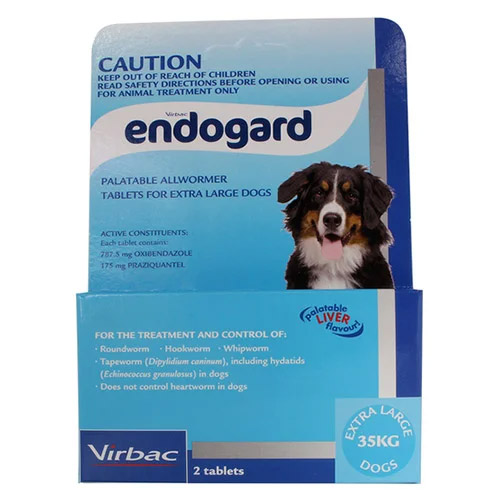 Endogard For Extra Large Dogs 44 Lbs (35 Kg) 1 Tablet Endogard For Extra Large Dogs 44 Lbs (35 Kg) 1 Tablet