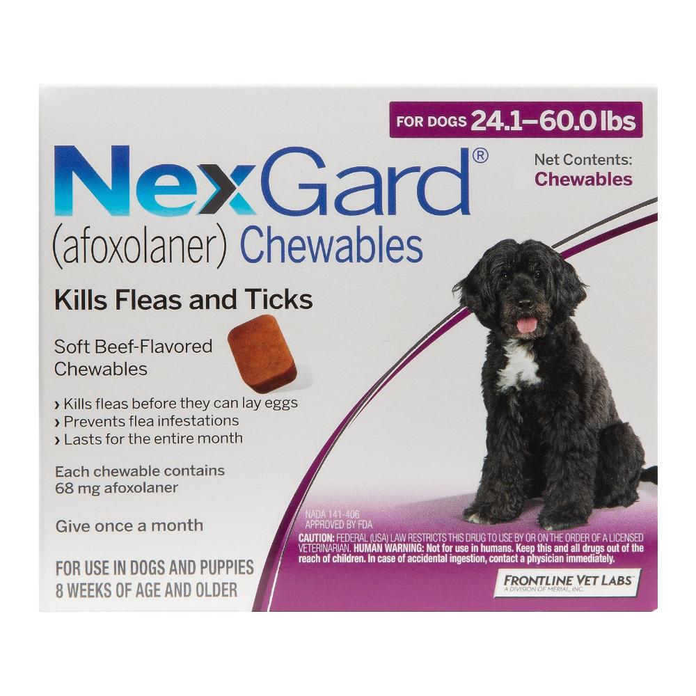 for Large Dogs 24.1-60 lbs (Purple) 68mg