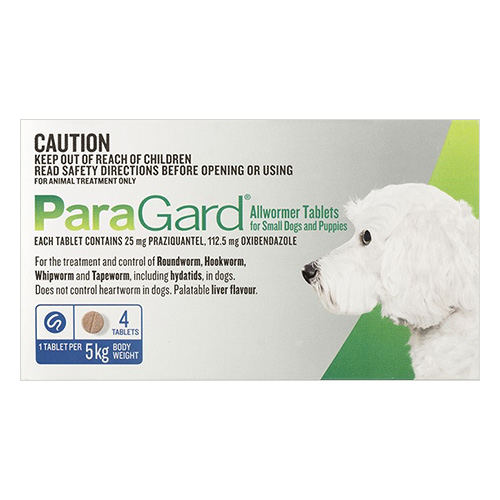 Paragard Allwormer For Small Dogs 11 Lbs (5 Kg) Blue 4 Tablets Paragard Allwormer For Small Dogs 11 Lbs (5 Kg) Blue 4 Tablets