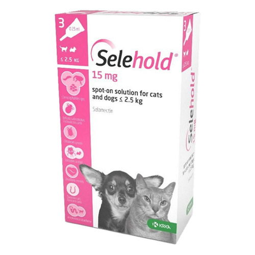 Selehold For Puppy/Kittens Upto 5.5lbs (Pink) 15mg/0.25ml 3 Pack Selehold For Puppy/Kittens Upto 5.5lbs (Pink) 15mg/0.25ml 3 Pack