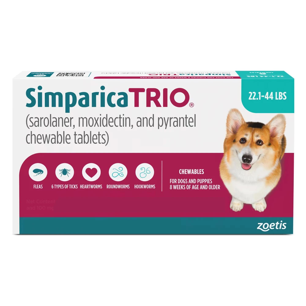 for Dogs 22.1-44 lbs (Blue)