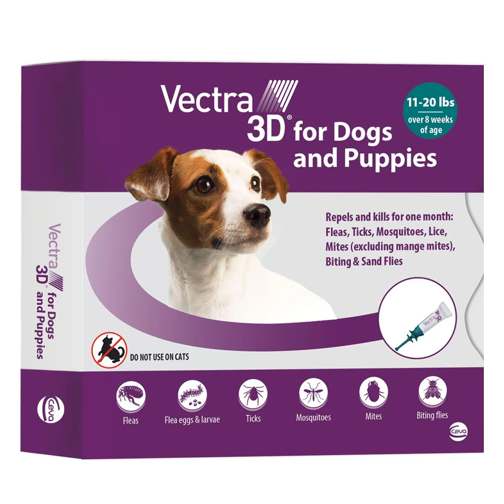 Vectra 3D For Small Dogs 8-22lbs