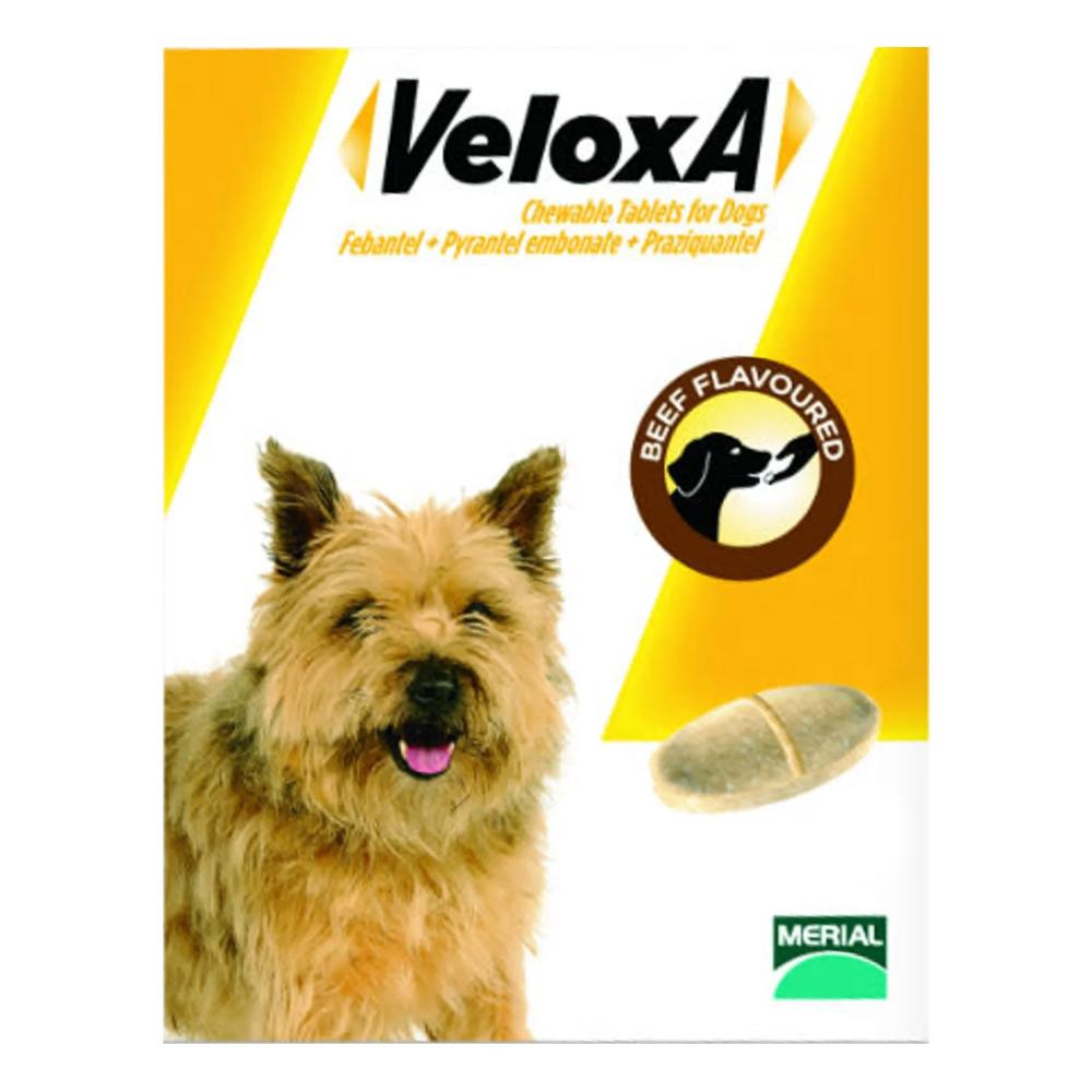 Veloxa Chewable Tablets For Small/Medium Dogs Up To 10 Kg (22lbs) 8 Tablets