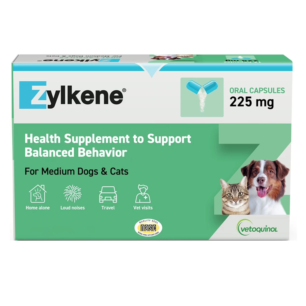 Zylkene Calming Supplement For Medium Dogs 225mg