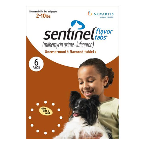 Sentinel Dogs 2-10 lbs (Brown)