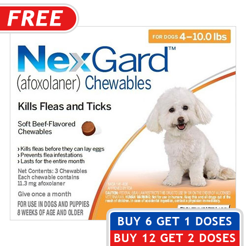 Nexgard for Dogs Buy NexGard Chewables for Dogs Online at lowest Price