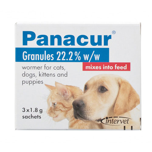 Panacur Dogs Dewormer : Panacur Worming Granules for Dogs