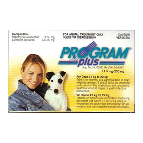 Program Plus for Dogs 21 - 45 lbs (Yellow)