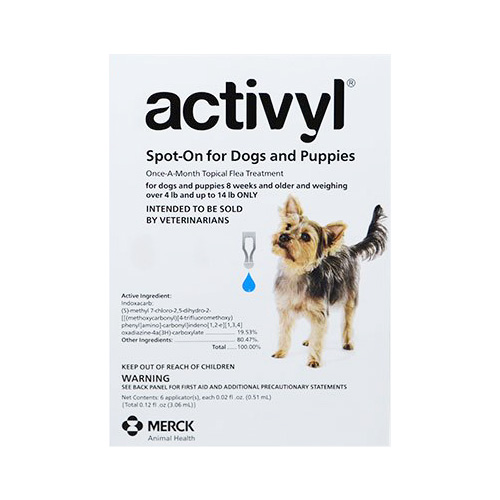 Activyl is a topical spot-on flea and tick treatment for dogs and cats, Buy Activyl Spot-On for Dogs and Puppies Online at lowest Price.