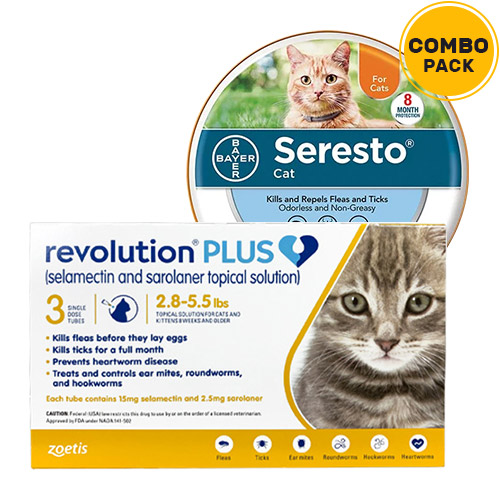 Revolution Plus + Seresto Collar Combo P for Cats : Buy Revolution Plus + Seresto Collar Combo P ...