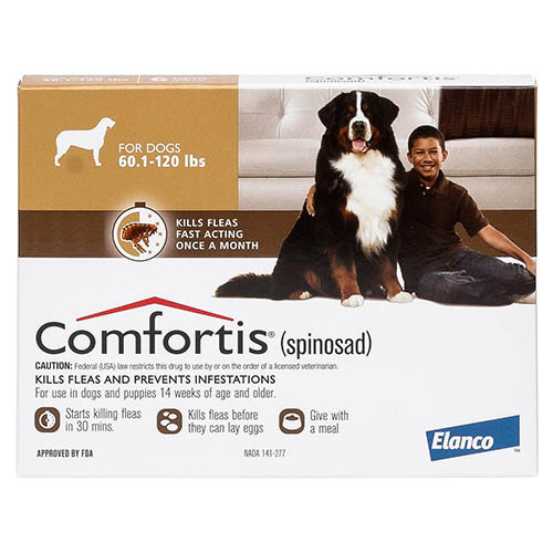 Comfortis Brown For Dogs 27 - 54 kg (60 - 120lbs)