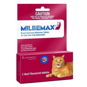 Milbemax Cats 2Kg-8kg