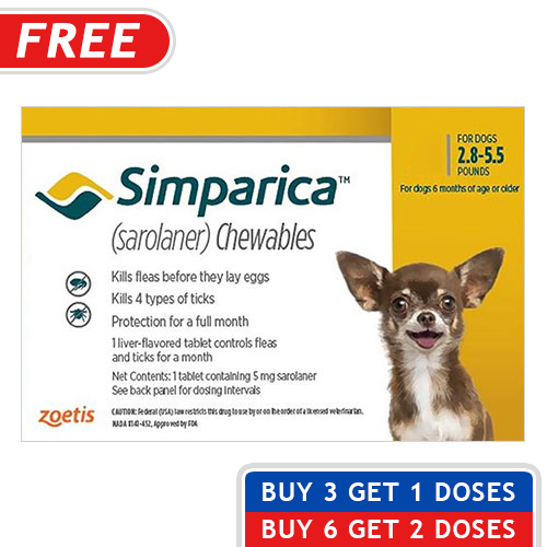 Simparica For Dogs Simparica Flea & Tick Chewables For Dogs